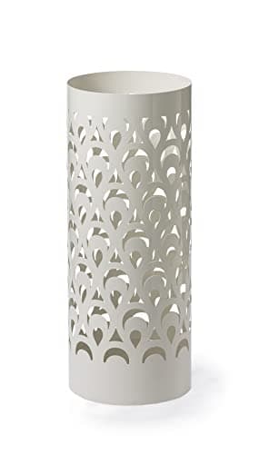 Mango Steam Tall Round Umbrella Holder 21.75 Inches Tall (Peacock White) 5