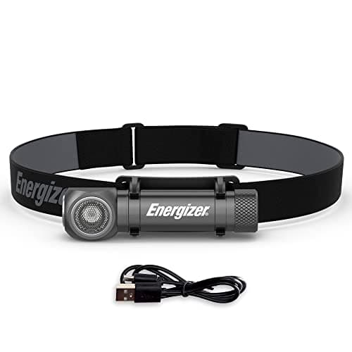 Energizer LED Headlamp Rechargeable X1000, Ultra Bright IPX4 Water Resistant Head Light, 1000 Lumen Turbo Mode, Headlamp for Outdoors, Power Outage Emergency, (USB Cable Included)