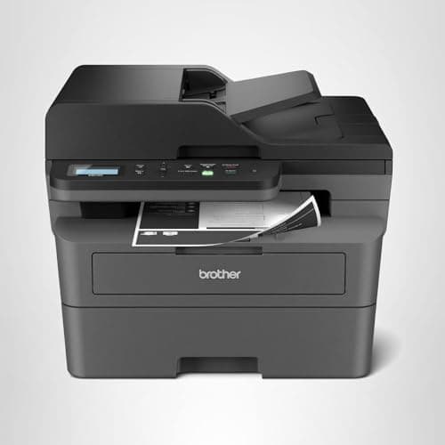 Brother DCP-L2640DW Wireless Compact Monochrome Multi-Function Laser Printer with Copy and Scan, Duplex, Mobile, Black & White | Includes Refresh Subscription Trial(1), Works with Alexa 9