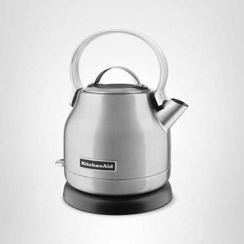KitchenAid KEK1222SX 1.25-Liter Electric Kettle - Brushed Stainless Steel, Small 7