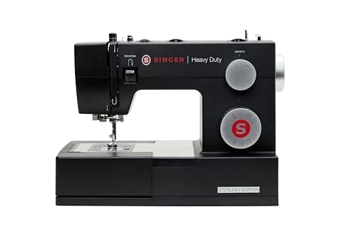 SINGER® Sterling Edition Heavy Duty 4432 Sewing Machine with Accessory Kit | Strong Motor with Enhanced Piercing Power, 110 Stitch Applications, Full Metal frame & 1-step Buttonhole