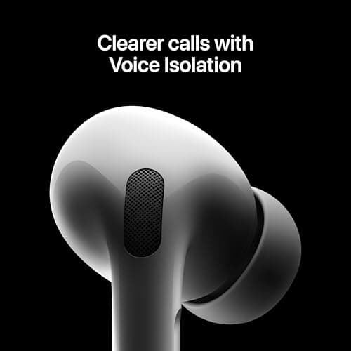 Apple AirPods Pro 2 Wireless Earbuds, Active Noise Cancellation, Hearing Aid Feature, Bluetooth Headphones, Transparency, Personalized Spatial Audio, High-Fidelity Sound, H2 Chip, USB-C Charging 6