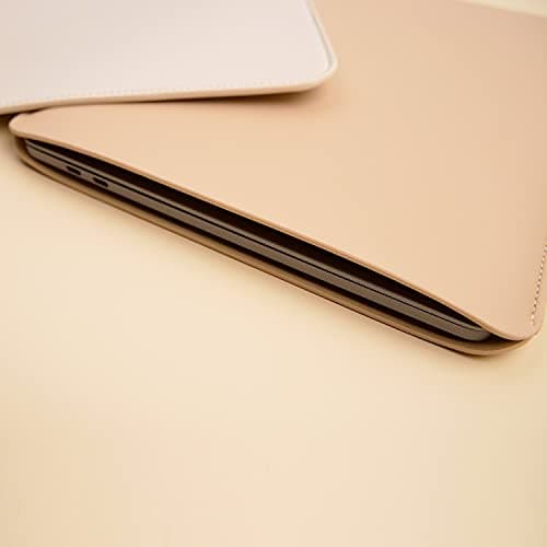 Benfan Slim Laptop Sleeve 13 Inch Compatible with 2024 MacBook Air 13 M3 M2 M1/ MacBook Pro 13 M2 M1 Color Beige 6