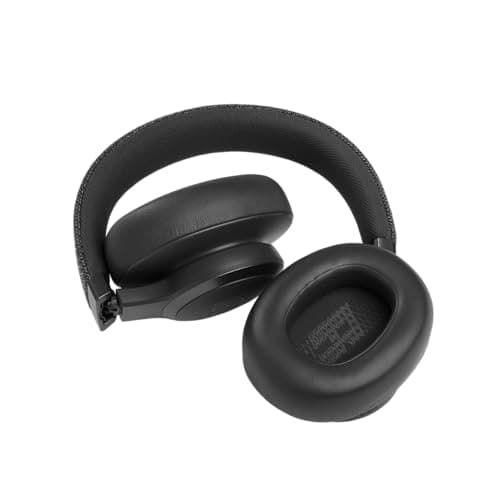 JBL Live 660NC - Wireless Over-ear Noise Cancelling headphones, JBL Signature Sound, Voice Assist, Up to 50Hrs of Battery with Speed Charging, Comfort-fit fabric headband and carrying pouch (Black) 7
