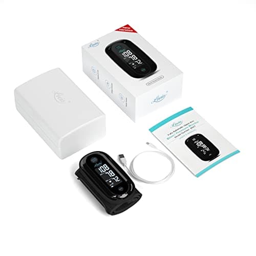 Blood Pressure Monitor Upper Arm with One Piece Design, Digital BP Machine for Home Use with Cuff Size 9-14 Inch, Portable Meter, Built-in Battery 7