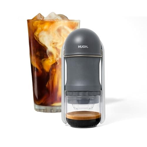 LEVERPRESSO V4 Portable Lever Espresso Maker – Manual Espresso Machine with 51mm Ridgeless Filter Basket, Double Shot, Non-Pressurized, Perfect for Camping & Travel – by HUGH (Pressurized Filter)