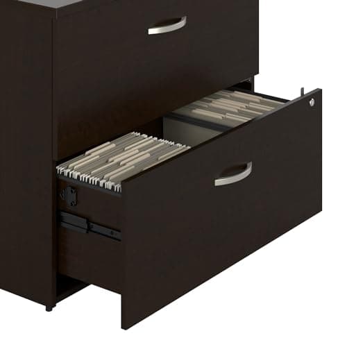 Bush Business Furniture Series C 2 Drawer Lateral File Cabinet in Mocha Cherry, Locking Document Storage for Home or Professional Office 6