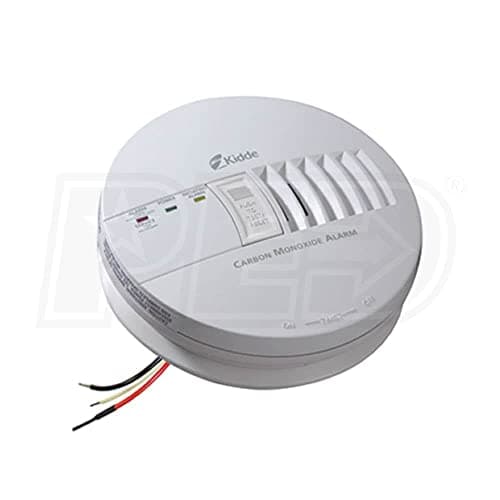 Kidde Hardwired Carbon Monoxide Detector with 9-Volt Battery Backup, 3 LED Indicators