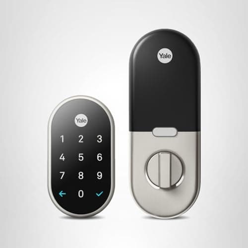 Google Nest x Yale Lock - Tamper-Proof Smart Lock for Keyless Entry - Keypad Deadbolt Lock for Front Door - Satin Nickel 13
