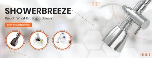 Oral Breeze ShowerBreeze | Oral Irrigator & Water Pick Teeth Cleaner for Braces, Gums, Implants | Shower-Powered, No Batteries, No Mess | Adjustable Pressure & Unlimited Warm Water 9