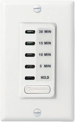 Intermatic EC200WK Electronic Countdown Timer - Efficient Control, Silent Operation, Versatile Applications - 5/10/15/30 Minute Countdown Timer
