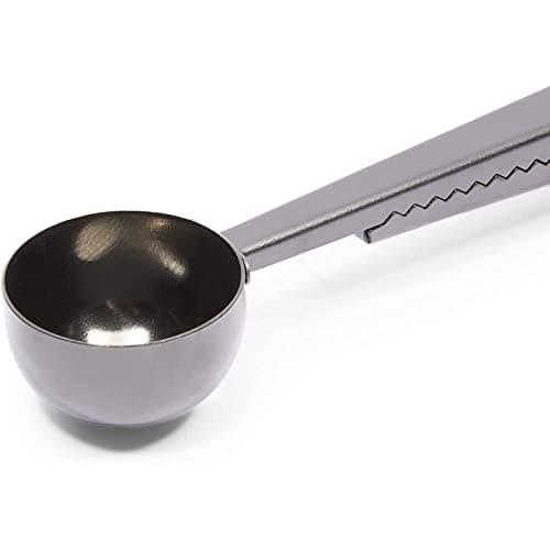 Metal Coffee Scoop with Clip (Black, 6.8 Inches, 2 Pack) 5
