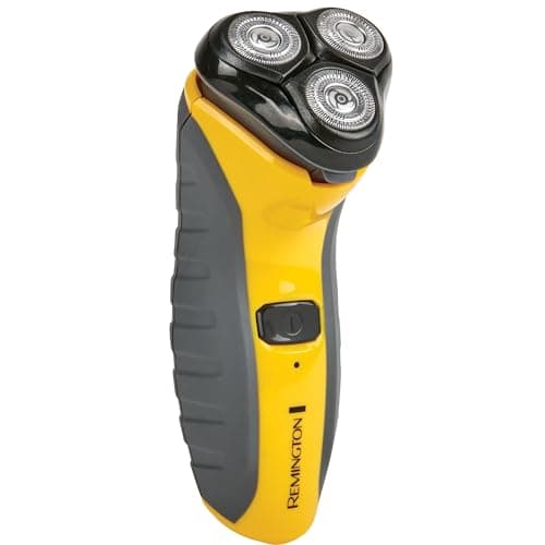 Remington Virtually Indestructible Rotary Shaver 5100, Electric Razor for Men, 100% Waterproof Design, Yellow 6