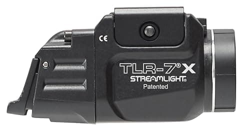 Streamlight 69424 TLR-7 X 500-Lumen Compact Tactical Weapon Light, Includes High, Low Paddle Switches and Key Kit, Black 5