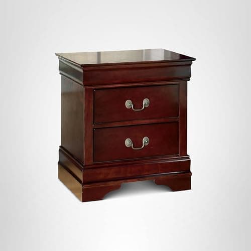 Signature Design by Ashley Alisdair Traditional 2 Drawer Nightstand, 23.75" Tall, Dark Brown 11
