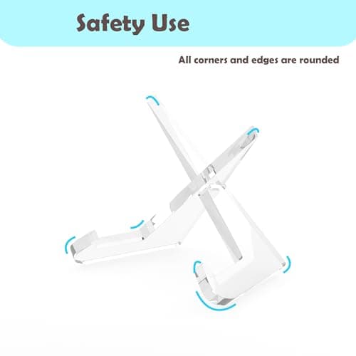 KHOTN Acrylic Cookbook Stand, Clear Cookbook Holder Recipe Book Holder, Multifunctional Display Stand for Counter or Tabletop, Photo Picture Frame Display Stand, Home Decor, Transparent 7