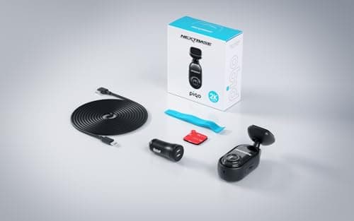 Nextbase Piqo 2k Smart Dash Cam with App, Compact Design, 1440p Ultra-Wide Quad HD View with Smart Parking, Emergency SOS, and Voice Control 6