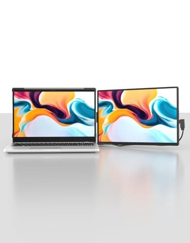 Dopesplay Laptop Screen Extender, 14" FHD 1200P IPS External Portable Monitor for Laptop, Plug & Play Dual Screen Monitor for 14"-17" Laptops, Compatible with Mac, Wins, Chrome, Android, Dex 8