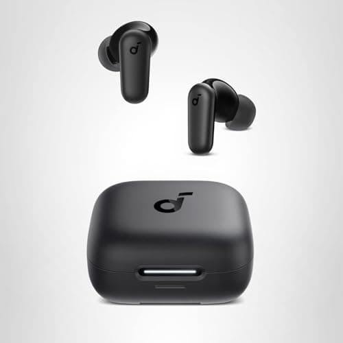 Soundcore P30i by Anker Noise Cancelling Earbuds, Strong and Smart Noise Cancelling, Powerful Bass, 45H Playtime, 2-in-1 Case and Phone Stand, IP54, Wireless Earbuds, Bluetooth 5.4 (Black) 10