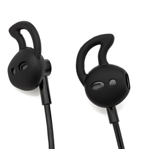 Sanxir Air Tube Headphones, Anti-EMF headsets with USB-C Jack, Air Tube Earphones with Radiation Protection, Volume Control, Comfortable Fit. (Black) 5
