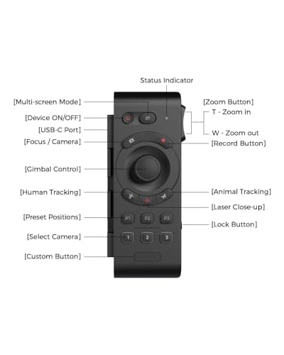 OBSBOT Tail Air & Smart Remote Combo, Streaming Camera with AI Tracking PTZ, Intelligent APP, Gesture Control, HDMI/USB-C/Wireless Webcam, Video Cameras for Filming, Worship, Content Creator, etc. 7