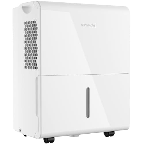 hOmeLabs 22 Pint Wi-Fi Dehumidifier for up to 3,000 Sq Ft Rooms (MAX 56 Pint at 95°F, 90% RH) – Compact, Smart Moisture Control for Home, Bedroom, or Bathroom 8