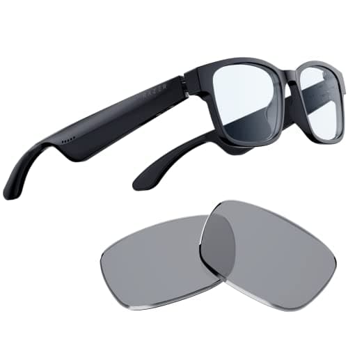 Razer Anzu Smart Glasses w/ Blue Light Filtering & Polarized Lenses, Large