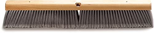 SPARTA 4501423 Flo-Pac Flagged Fine Floor Sweep, Polypropylene Bristles, 24" Block Size, 3" Bristle Trim, Gray 5