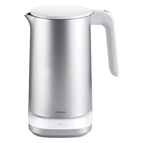 ZWILLING Enfinigy 1.5-Liter Cool Touch Stainless Steel Electric Kettle Pro, Tea Kettle, Silver