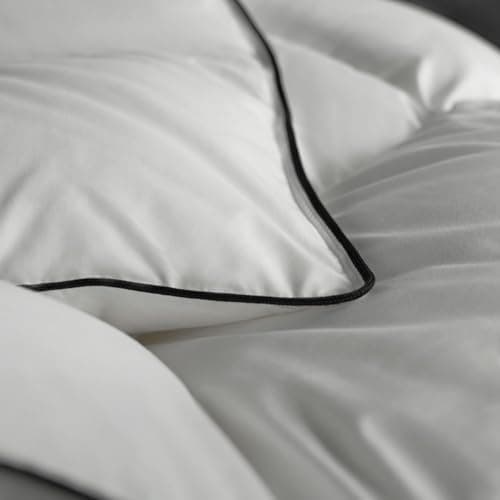 Down Fiber Comforter Oversize King Size,Premium Ultra-Soft Breathable Comforter High Fill Power White Duvet Insert,All Season Hotel Luxury Bedding Comforters 8 Corner & Center Loops,Baffle Box Design 9