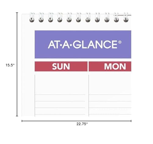 AT-A-GLANCE 2025 Wall Calendar, 15-1/2" x 22-3/4", Large (PM32825) 9