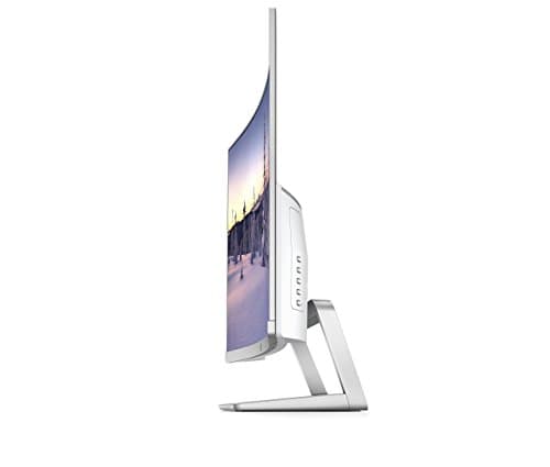 HP 27 Inch Full HD Curved Monitor 300 Nits, AMD FreeSync, VESA Mount, Adjustable Tilt, 5ms Response Time, LED Backlights, HDMI, DisplayPort for Laptop, Desktop, PC Display, Pike Silver (Renewed) 5