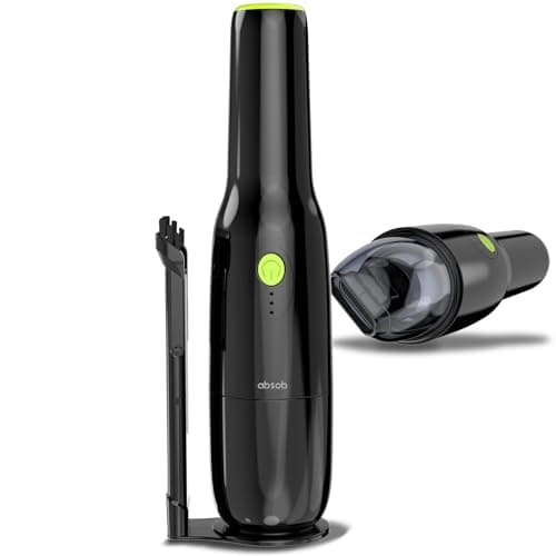 absob Slim Cordless Handheld Vacuum Cleaner, Mini Portable Car Vac Ultra-Lightweight at 1.2 Pounds with Powerful Suction for Vehicle Interior, Pet Hair, Carpet, Sofa, Desk, Keyboard