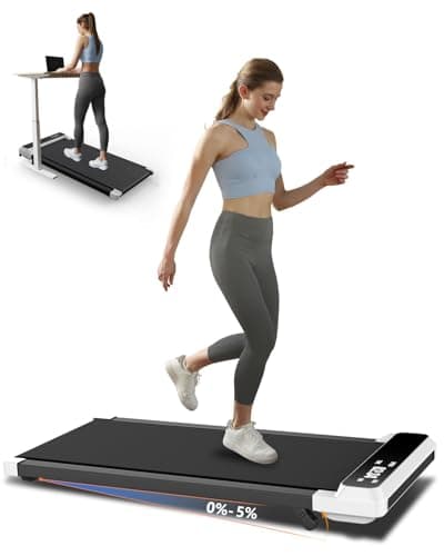JURITS Walking Pad 2 in 1 for Walking and Jogging, Under Desk Treadmill
