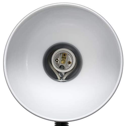 Simple Designs LED Desk Lamp, 14.25", Black Metal (LD1003-BLK-LB) 6