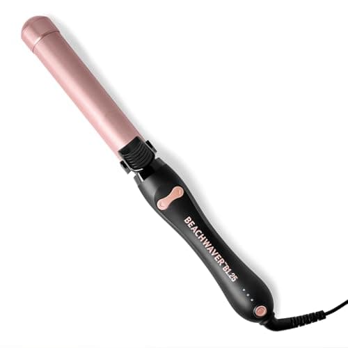 The Beachwaver Co. B1.25 Rotating Curling Iron - Midnight Rose | Automatic 1 1/4-Inch Ceramic Curling Iron - Larger Barrel Size for Medium-to-Long Hair! | Auto-Shut Off, Travel-Friendly, Dual Voltage
