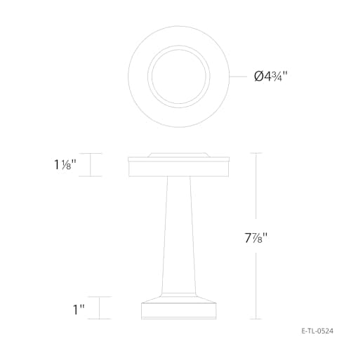 East Grove Home Radiance LED Cordless USB-C Re-Chargeable Desk Lamp, 5200mAh Battery Operated with 3 Color Temperature 2700K-3000K-3500K and Fingertip Touch On/Off Plus Dimming in Satin Brass 8