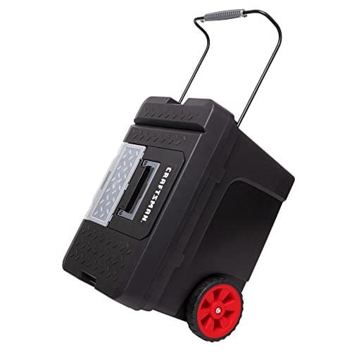 CRAFTSMAN Rolling Tool Box with Wheels, Includes Organizers and Trays, Heavy Duty Plastic, Lockable, 15.2 Inch (CMST33026) 6