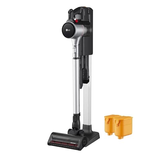 LG CordZero A925 – Cordless Stick Vacuum Cleaner, 120 Minute Runtime w/Extra Rechargeable Battery, Dual Floor Max 2024 Update, Lightweight, Cleans Carpet, Hardwood, Pet Hair, Portable Charging Stand
