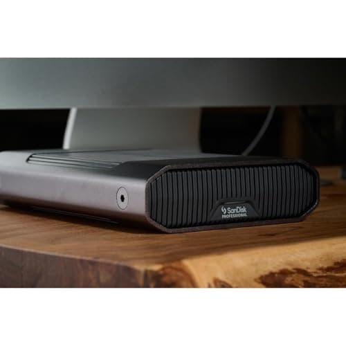 SanDisk Professional 22TB G-Drive Enterprise-Class External Desktop Hard Drive - 7200RPM Ultrastar HDD Inside, USB-C (10Gbps), USB 3.2 Gen 2, Mac Ready - SDPHF1A-022T-NBAAD, Dark Grey 8