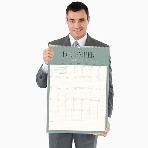 GuassLee Large Wall Calendar 2026-2027,22"x 15" Vertical Jumbo Desktop/Wall Calendar from Jan. 2026 to Jun. 2027,18-Month Hanging Planner with Julian Date for Office Home Organizing 7