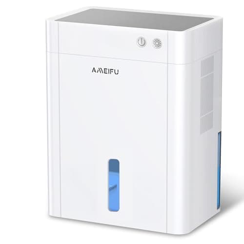 Ddehumidifier for Bathroom, 135 OZ Water Tank, (1000 sq.ft) Quiet Dehumidifier for Home Basement Bedroom RV Closet with Auto Shut Off,Sleep Mode, 7 Colors LED Light (White)