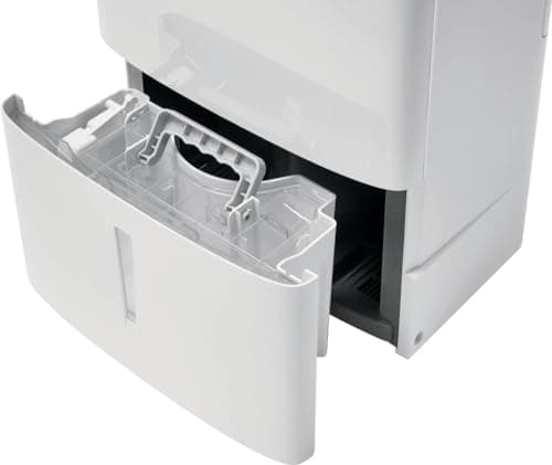 Frigidaire 22 Pint Dehumidifier. 1,500 Square Foot Coverage. Ideal for Small Rooms. 1.7 Gallon Bucket Capacity. Continuous Drain Option 7