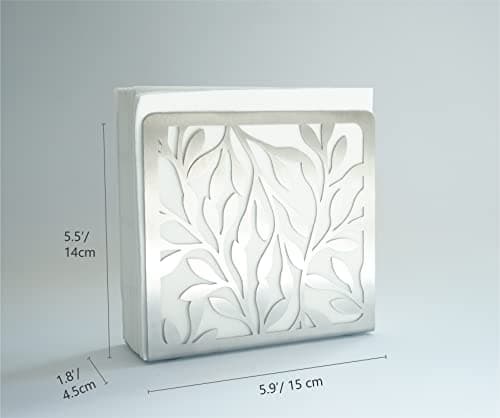 Stainless Steel Freestanding Modern Napkin Holder for Table, for Kitchen Countertops, Dining Table, Indoor & Outdoor 7