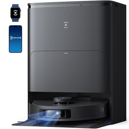 ECOVACS DEEBOT T30S AI Robot Vacuum and Mop, 11000Pa, TruEdge Adaptive Edge Mopping, ZeroTangle Technology, AI Obstacle Avoidance and Instant Re-Mop, Hot Water Washing, Self-Emptying & Refilling