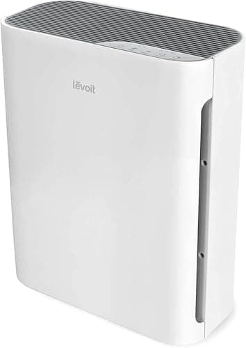 LEVOIT Air Purifier for Home Bedroom, Quiet Clean with Washable Pre-Filter for Dander, Smoke, Dust, Pollen, AHAM Verifide, Odor Eliminators for Medium Sized Rooms, Pet Hair Remover, Vital 100, White