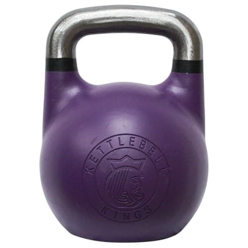 Kettlebell Kings - Competition Kettlebell Weights For Women and Men - Designed For Comfort in High Repetition Workouts - Superior Balance For Better Workouts (22 KG)