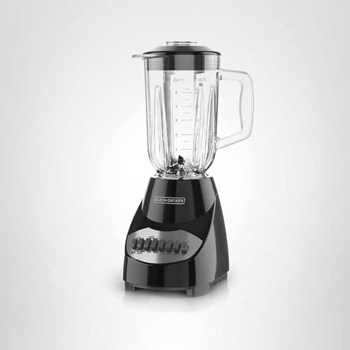 BLACK+DECKER Countertop Blender with 6-Cup Glass Jar, 10-Speed Settings, Black, BL2010BG 9