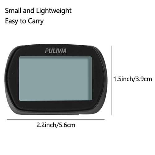 3D Pedometer Walking Step Counter with Clock, Steps Tracker Portable Pedometer with Clip, Simple Pedometer Walking Step Counter, Black 6