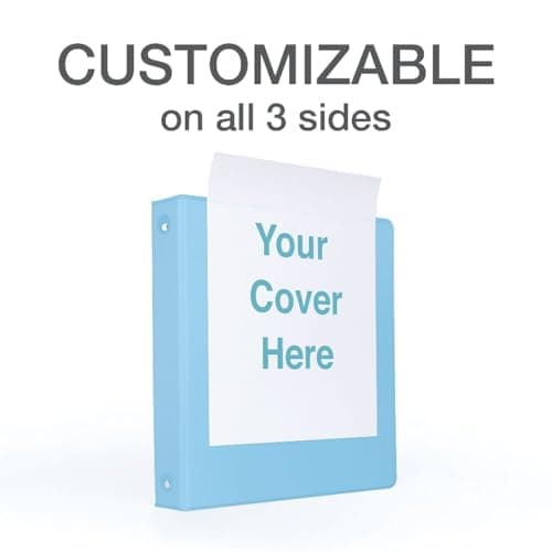 Cardinal 3 Ring Binders, Binders for School and Office, Durable 1.5 Inch, Round Rings, Holds 350 Sheets, ClearVue Presentation View, Non-Stick, Assorted Pastel Colors, 4 Pack (79552) 5